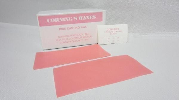 Pink Casting Wax Sheets