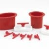 (6) size E sprue base formers 90g