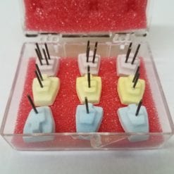 Micro Adjustable Pegs with wires Assorted 3 of each (Blue, Yello
